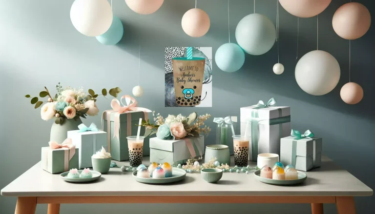 Bobas For Baby: How to Throw a Boba Tea Inspired Baby Shower that’ll Have Your Guests Sipping with Delight!