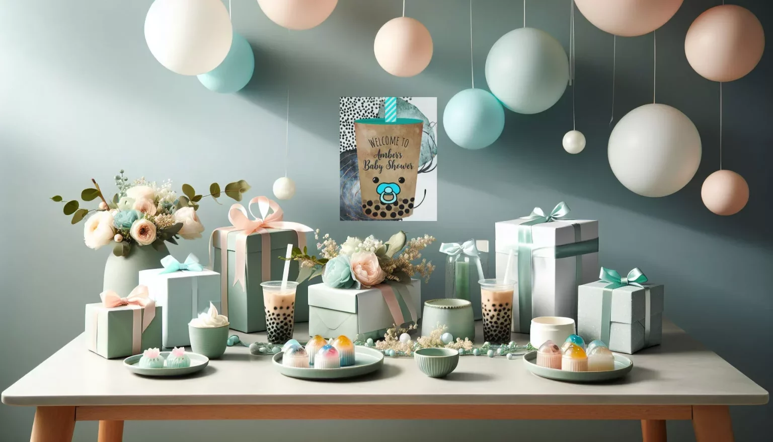 Bobas For Baby: How to Throw a Boba Tea Inspired Baby Shower that’ll Have Your Guests Sipping with Delight!