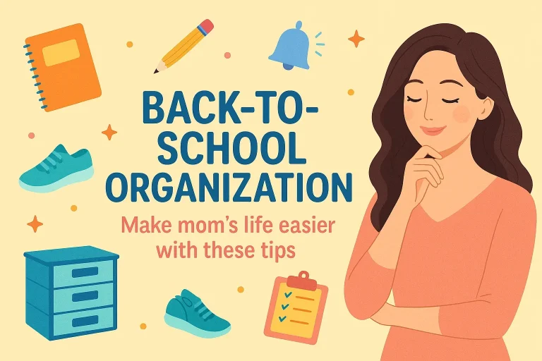 Back to School Organization: Sanity Savers for Moms