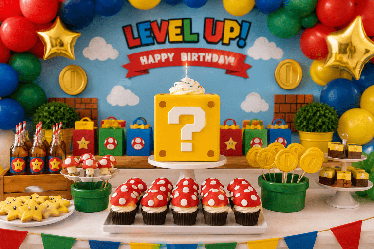 Modern Super Mario Birthday Party Ideas Kids Will Love
