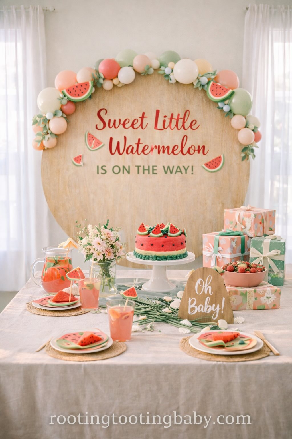 Watermelon Baby Shower