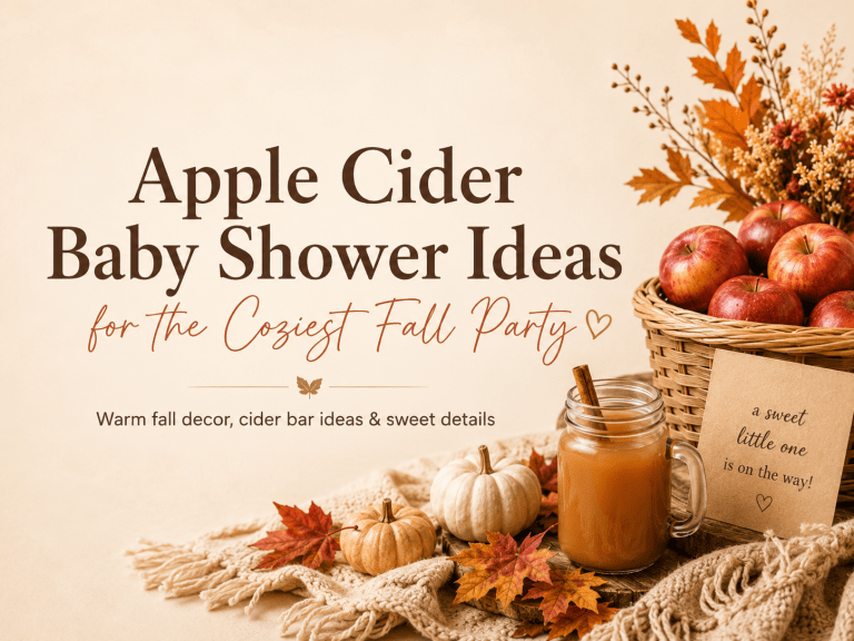 Apple Cider Baby Shower Ideas for the Coziest Fall Party