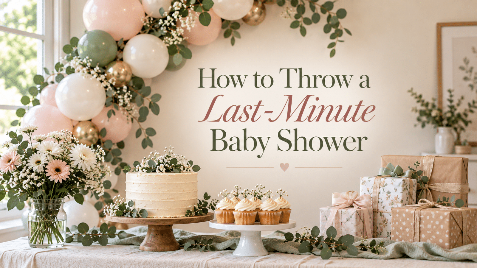 How to throw a Last-Minute Baby Shower